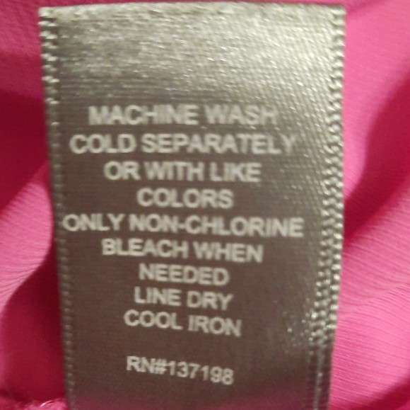Reunited Clothing Pink Marled Blouse Large - Picture 6 of 6